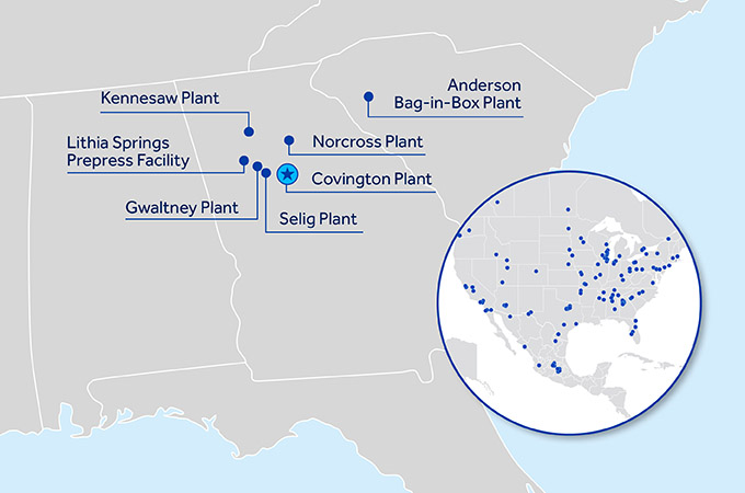 Atlanta - Covington Map
