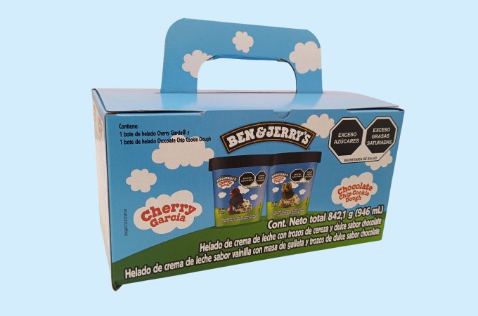 Ben and Jerry's sustainable packaging