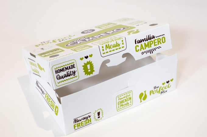 Pollo Campero packaging
