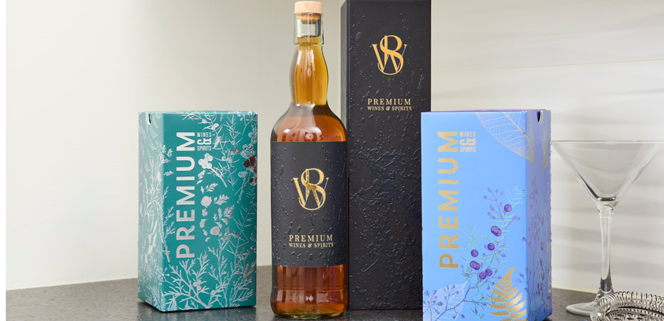 premium spirits packaging