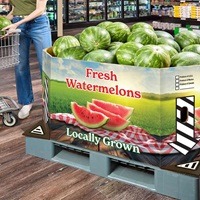 Litho printed watermelon box