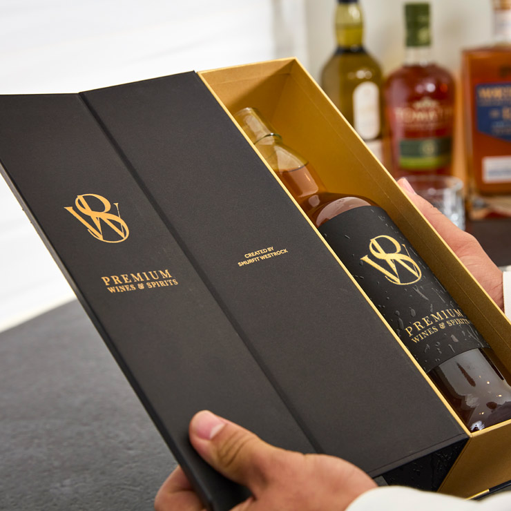 premium spirits packaging