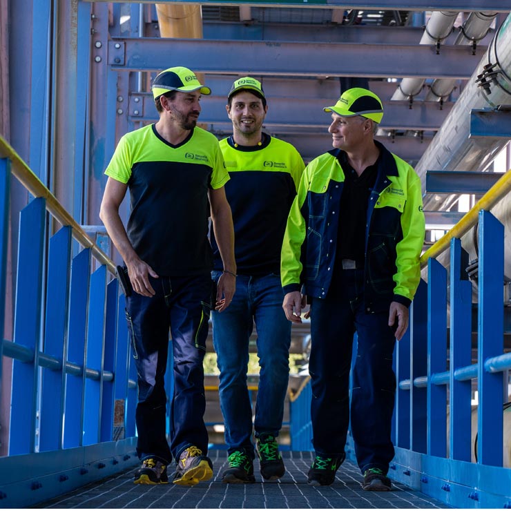 three employees